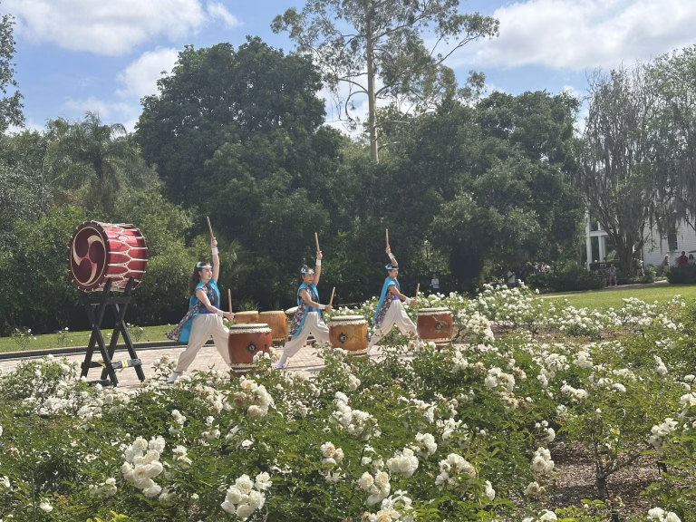 LEU GARDENS IS HOSTING AN ORIGAMI DAY EVENT WITH LIVE TAIKO DRUMMING - PHOTO VIA LEU GARDENS